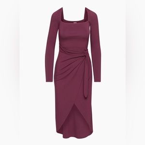 Aritzia Wilfred long sleeve midi dress size x small-NWOT